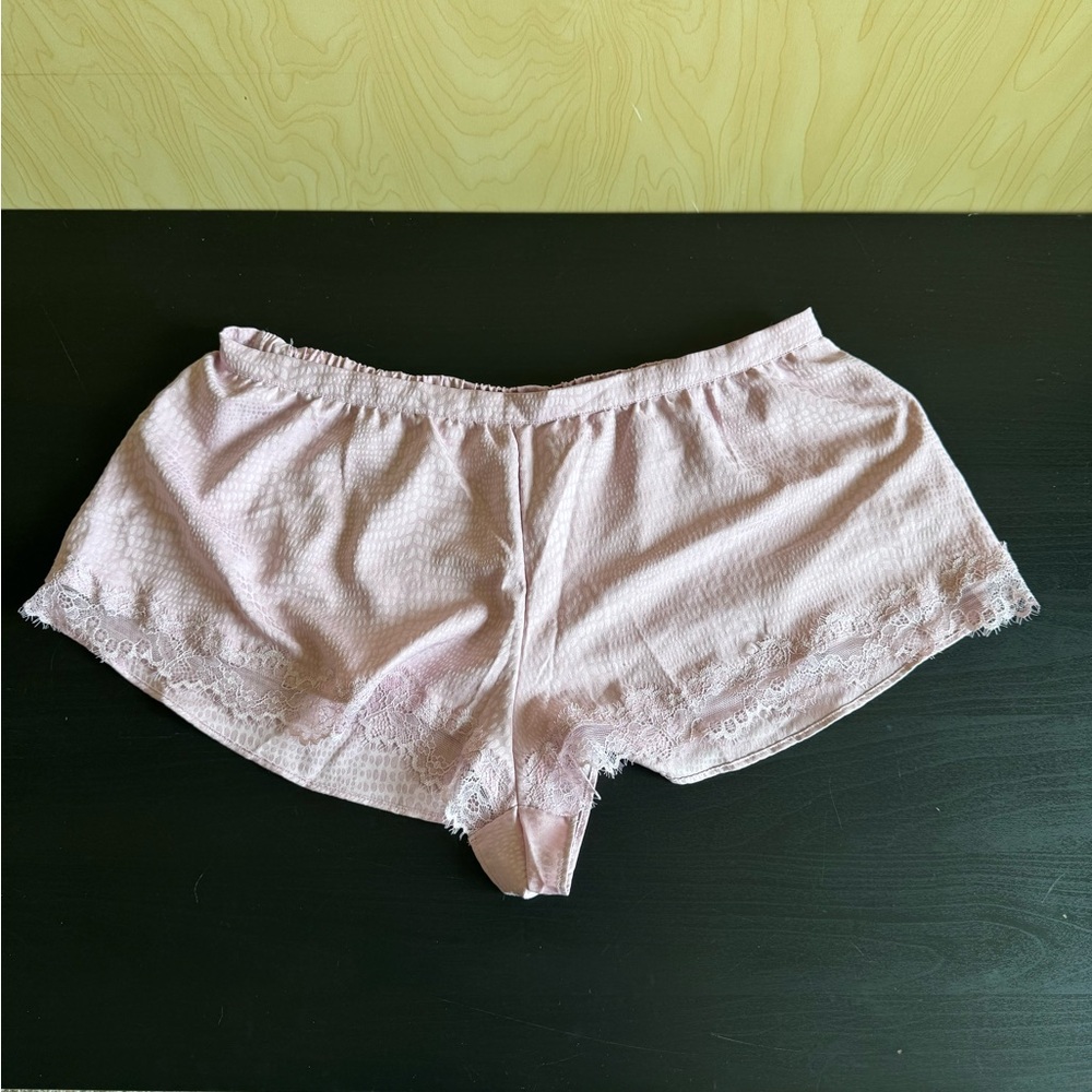 Victoria's Secret Light Pink Lace Trim Pajama Set - Picture 4 of 6